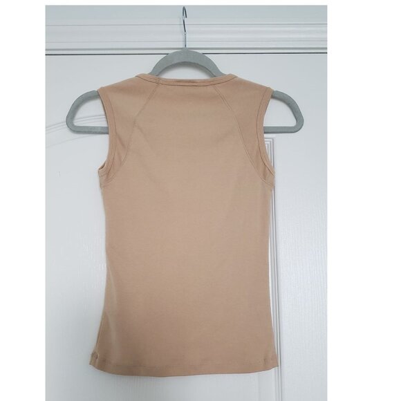 Jacob Annexe tan beige tank top sleeveless XS Cotton - Picture 8 of 10